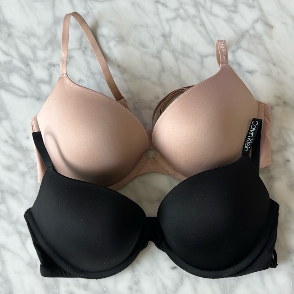 Calvin Klein Push Up Bras, Size 34c